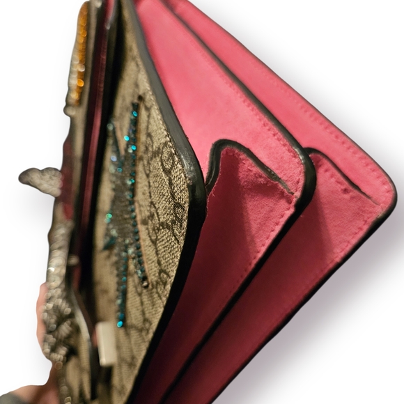 Gucci Beige and Pink Embellished Women's Bag - Picture 13 of 14